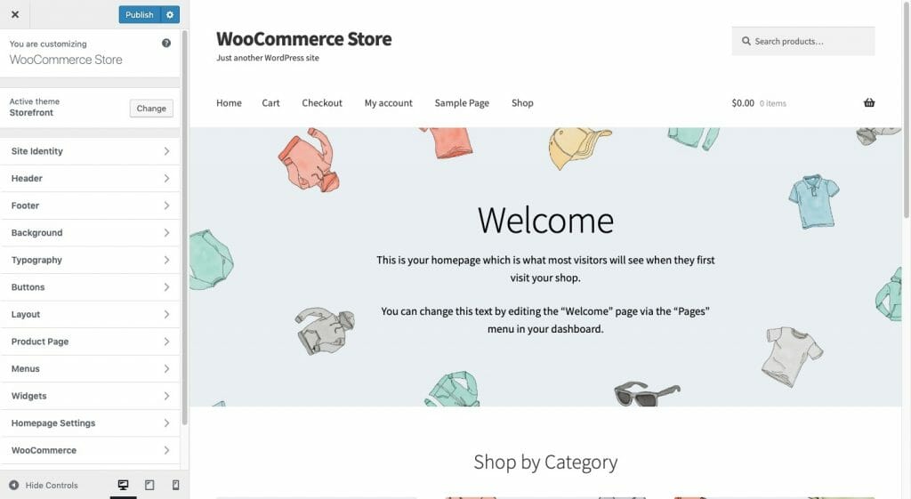 WooCommerce Storefront